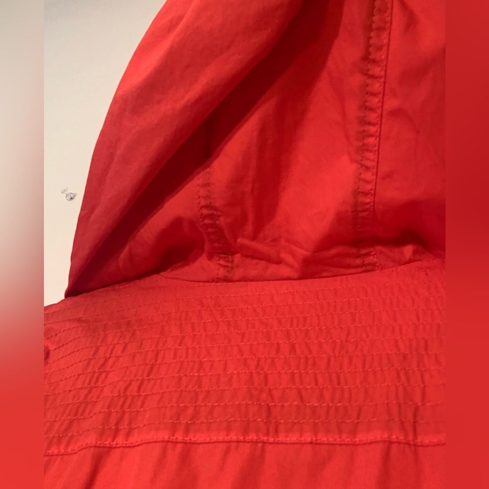 ** Black Rivet Red and Black Lightweight Zip Up Jacket 100% Cotton Size Medium - Picture 13 of 13